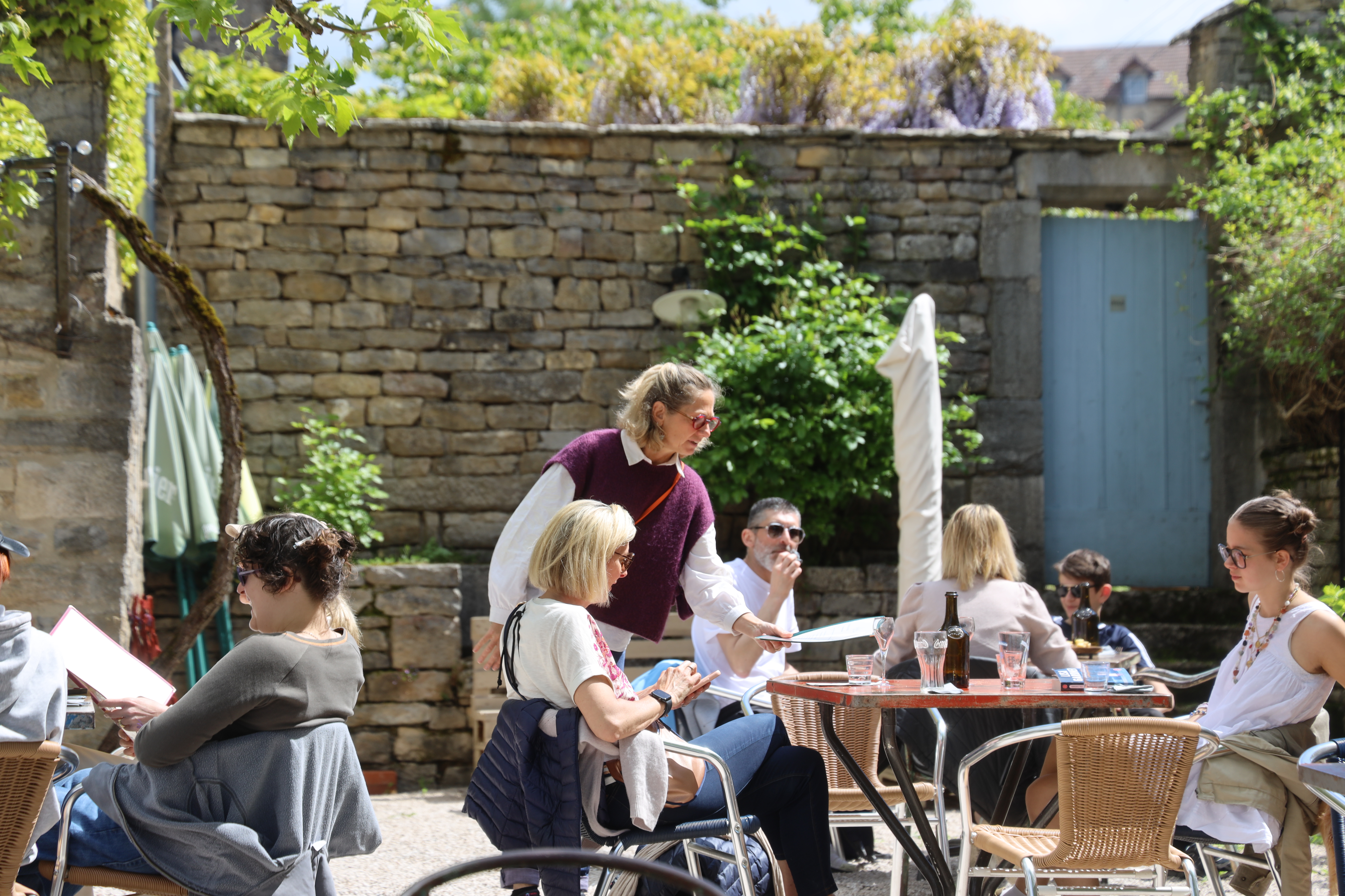 Service en terrasse